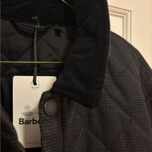 Barbour Men's Dark Gray Quilted Jacket